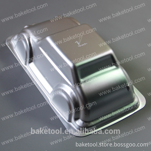 Aluminum car shaped cake decorating mold